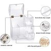 💄HBlife Acrylic Makeup Brush Holder – Dustproof Organizer for a Chic Vanity Look