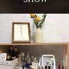White Makeup Organizer Storage Case