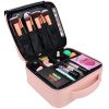 Relavel Travel Makeup Train Case Portable Artist Storage Bag