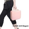 Bvser Travel Makeup Case, PU Leather with Adjustable Dividers