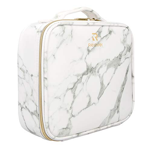 Marble Makeup Bag Makeup Organizer Bag Travel Train Case