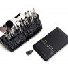 Leather Makeup Brush Bag Cosmetic Case Organizer