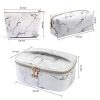 MAGEFY 3Pcs Makeup Bags Portable, Waterproof