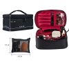 Travel Makeup Bags Small Cosmetic for Women Black