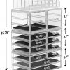 Makeup and Jewelry Storage Case Tower Display Organizer