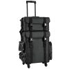 Makeup Cosmetology Organizer Wheeled Nylon Train Case Portable
