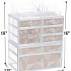 Makeup and Jewelry Storage Case Organizer Display Set