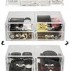 Cosmetics Makeup and Jewelry Storage Case Display Sets