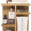 Bamboo Cosmetic Organizer for Makeup, Toiletries