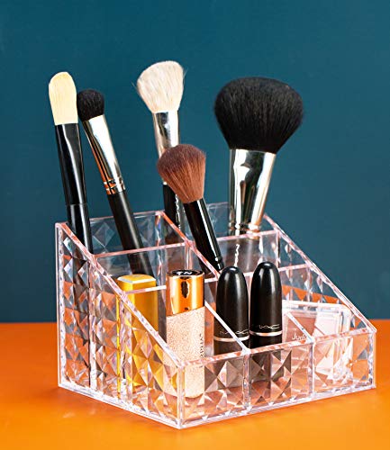 Clear Makeup Organizer for Brushes, Nail Polishes