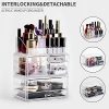 YBlifely Makeup Organizer, 3 Pieces Set