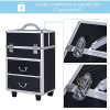 Giant Skilled MUA Vertical Rolling Make-up Journey Practice Case - Black