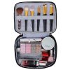 MKPCW Makeup Bags Double layer Travel Cosmetic Cases