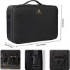 Large Capacity Makeup Case 3 Layers Cosmetic Organizer Brush Bag