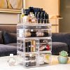 InnSweet 4 Pieces Makeup Organizer Cosmetic Storage