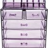 Sorbus Cosmetic Makeup and Jewelry Storage Case Display
