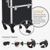 Ultimate Beauty Rolling Case: Your Stylish and Organized Makeup Travel