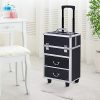 Giant Skilled MUA Vertical Rolling Make-up Journey Practice Case - Black