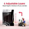Large 360 Degree Rotating Makeup Organizer