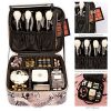 ROWNYEON Snake Print Makeup Travel Case
