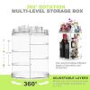 Makeup Organizer, 360 Degree Rotating Adjustable