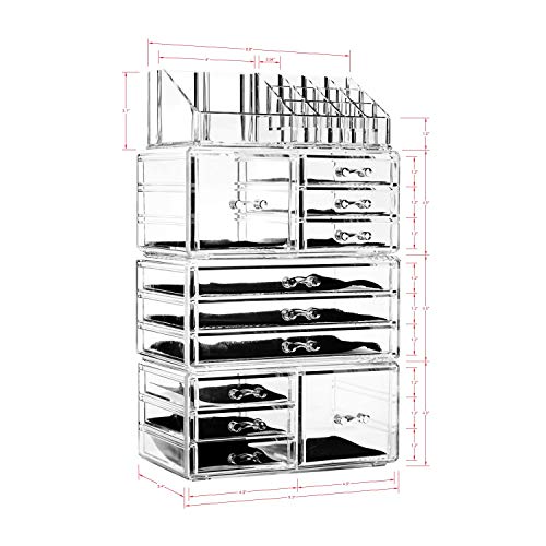 513QvfUi9EL._SL500_ Unique Home Acrylic Jewelry and Cosmetic Storage