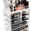 Sorbus Cosmetic Makeup and Jewelry Storage Case Display