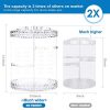 Revolutionize Your Vanity with This Acrylic Makeup Organizer – 7 Drawers & Rotating Shelf 