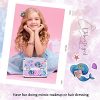 Joligrace Makeup Train Case for Girls Cosmetic Box Kids