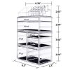 InnSweet 4 Pieces Makeup Organizer Cosmetic Storage