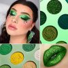 Vegan Avocado Green Eyeshadow Palette 15 Color Bright Eye Shadow