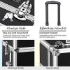 3 In 1 Aluminum Professional Rolling Cosmetic Case