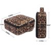 OXYTRA Makeup Bag Leopard Print PU Leather