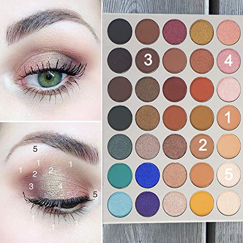 5152-fy20LL.SL1500 vmree Eyeshadow Palette Pigmented Colors Makeup