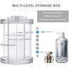360° Rotating Makeup Organizer - Adjustable 6-Layer Beauty Storage