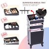 Makeup Train Case Large Storage Cosmetic Trolley 4 in 1 Large