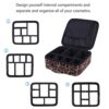 OXYTRA Makeup Bag Leopard Print PU Leather