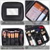 Kootek 2-Layers Travel Makeup Bag and 28 Pcs
