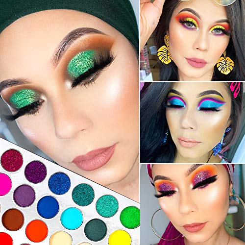 516NVMacIzL 35 Colors Rainbow Eyeshadow Palette 7 Glitter