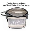 Teamoy Small Travel Cosmetic Bag for Makeup, Toiletries