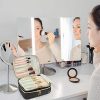 Teamoy Makeup Brushes Case with Top Handle