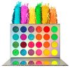 Vibrant Neon Eyeshadow Palette – 24 Highly Pigmented Shades for Stunning Looks