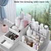 White Makeup Organizer Storage Case