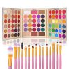 UCANBE Professional Eyeshadow Palette with Makeup Brushes Set
