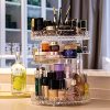 Revolutionize Your Vanity with This Acrylic Makeup Organizer – 7 Drawers & Rotating Shelf 