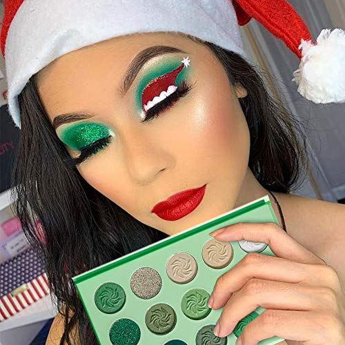 519F4ydodCL Vegan Avocado Green Eyeshadow Palette 15 Color Bright Eye Shadow