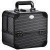 Joligrace Makeup Box Cosmetic Train Case Jewelry Organizer