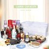 Beauty Routine with our White Makeup Organizer for Vanity - The Ultimate Countertop Beauty Organizer for Everyday Glam