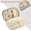 Teamoy Small Jewelry Travel Case for Earrings, Necklace