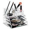 Acrylic Jewelry and Cosmetic Storage Makeup Organizer Set